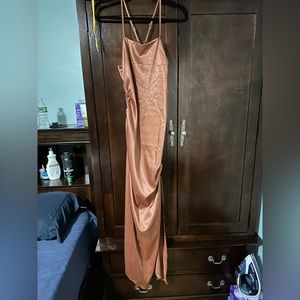 Beautiful brown maxi dress